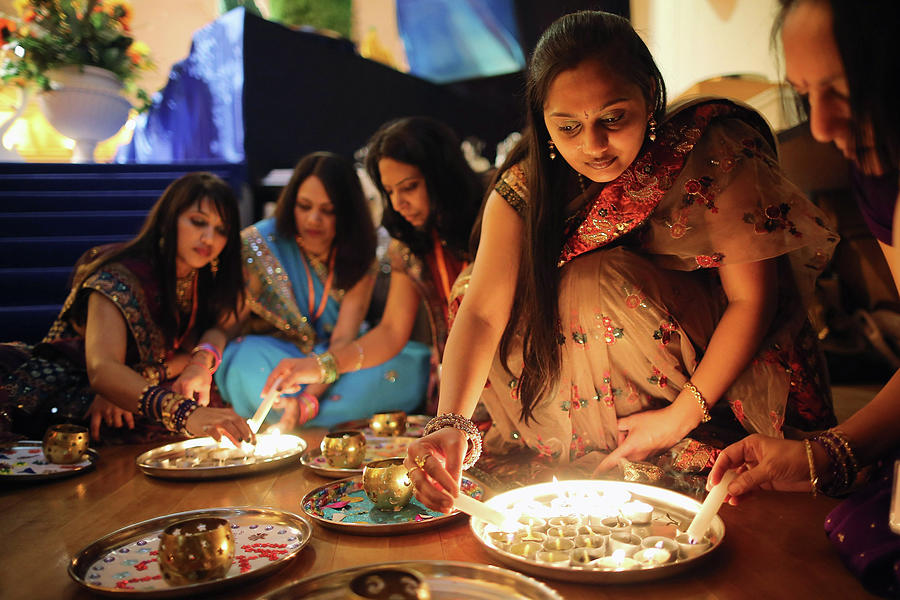 Diwali And Annakut Are Celebrated At Photograph by Dan Kitwood