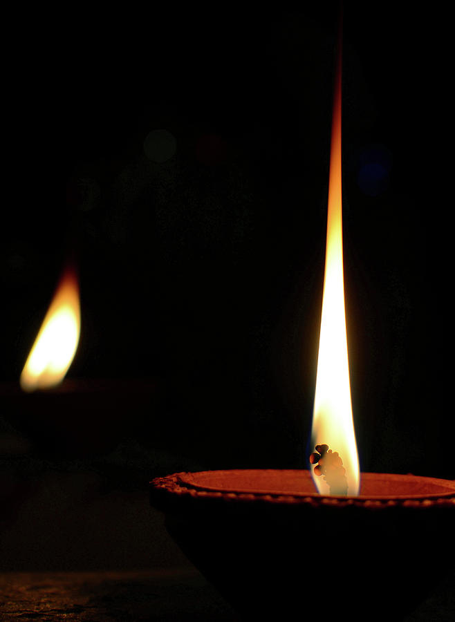 Celebration Photograph - Diwali Lamp by Anand Purohit