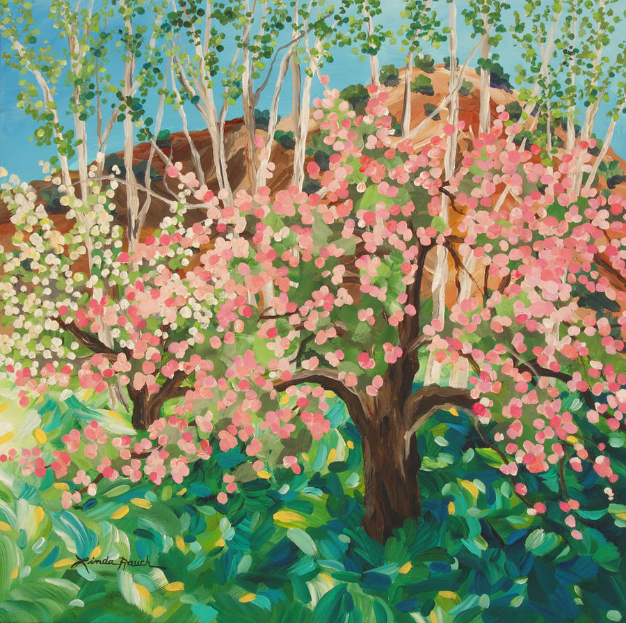 Dixon Orchard Painting by Linda Rauch