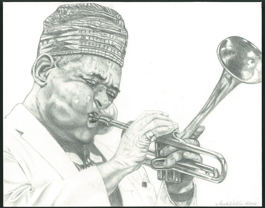 Dizzy Gillespie Drawing by Mark Weldon - Fine Art America