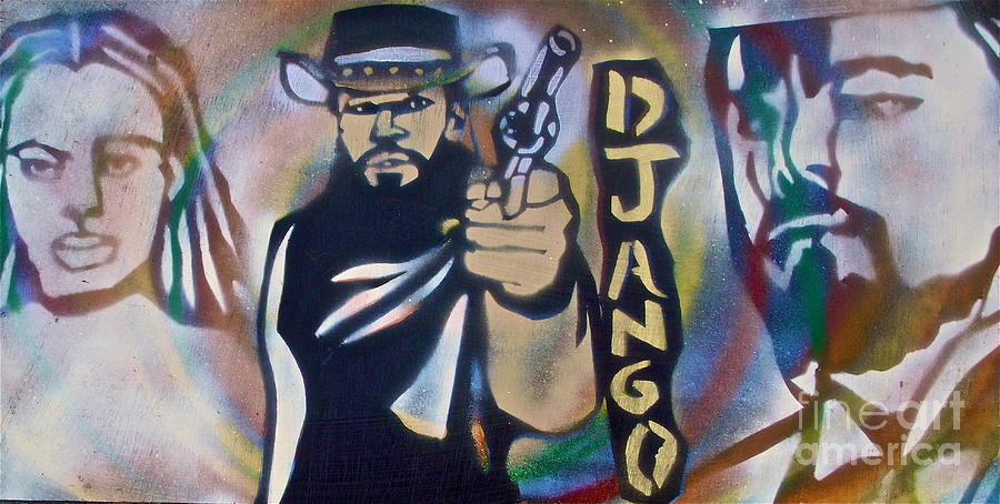 DJANGO Three Faces Painting By Tony B Conscious - Fine Art America