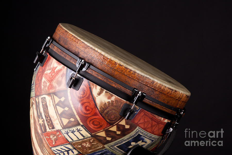 Djembe Latin or African drum Photograph in Color 3331.02 Photograph by M K Miller