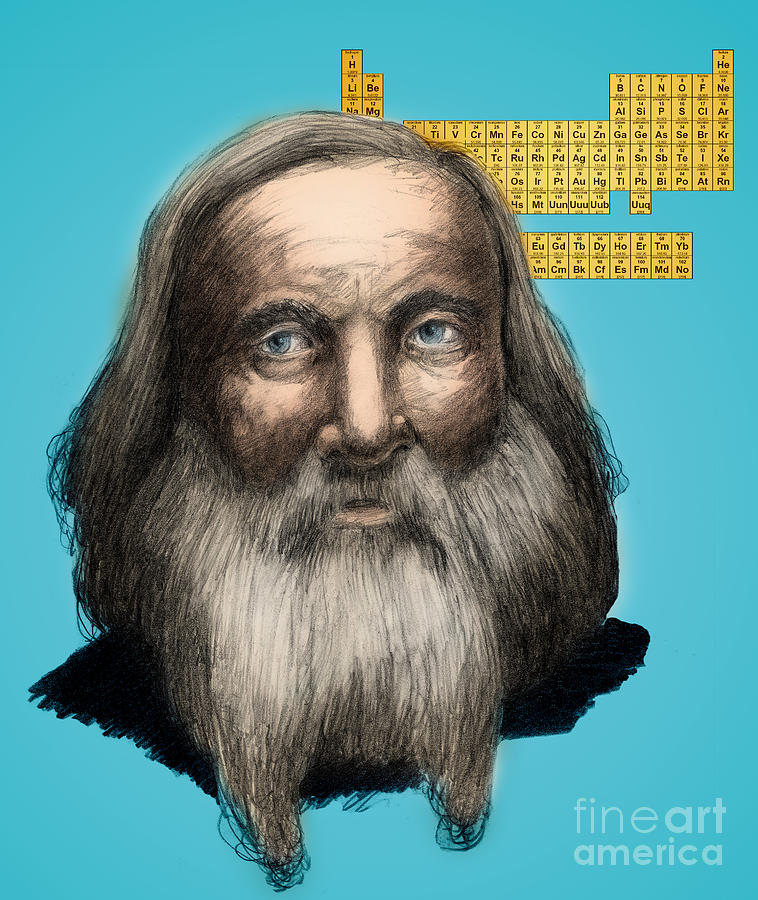 Dmitri Mendeleev, Chemist Photograph by Spencer Sutton