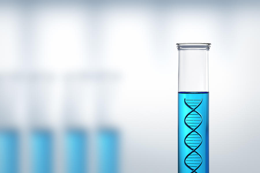 Dna Research Or Testing In A Laboratory Photograph