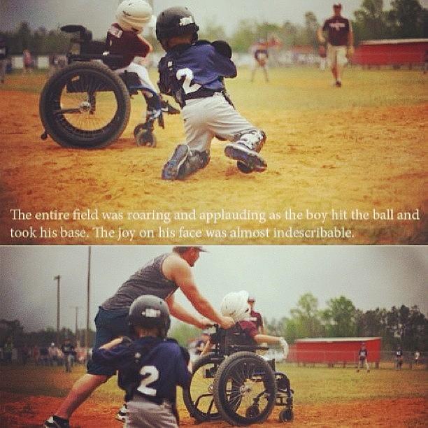 Baseball Photograph - Do Something For Someone Else Today! // by Tyler Mallory