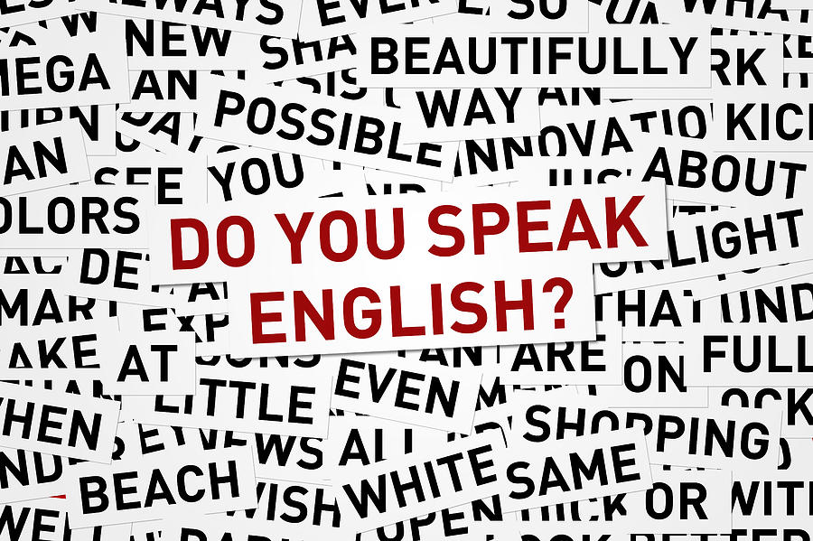 Do You Speak English? Photograph by Atakan