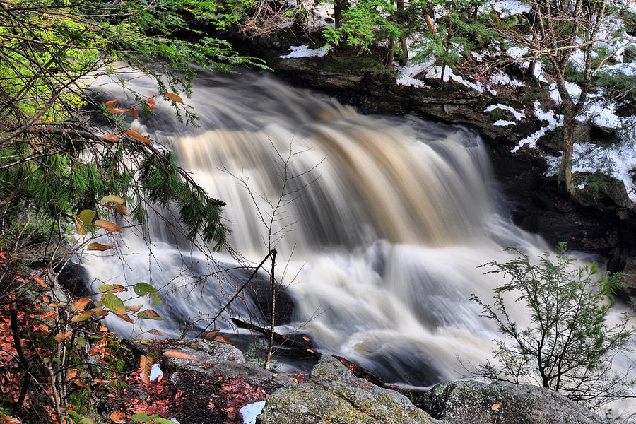 Doanes Lower Falls in Central Mass. Photograph by Mitchell R Grosky