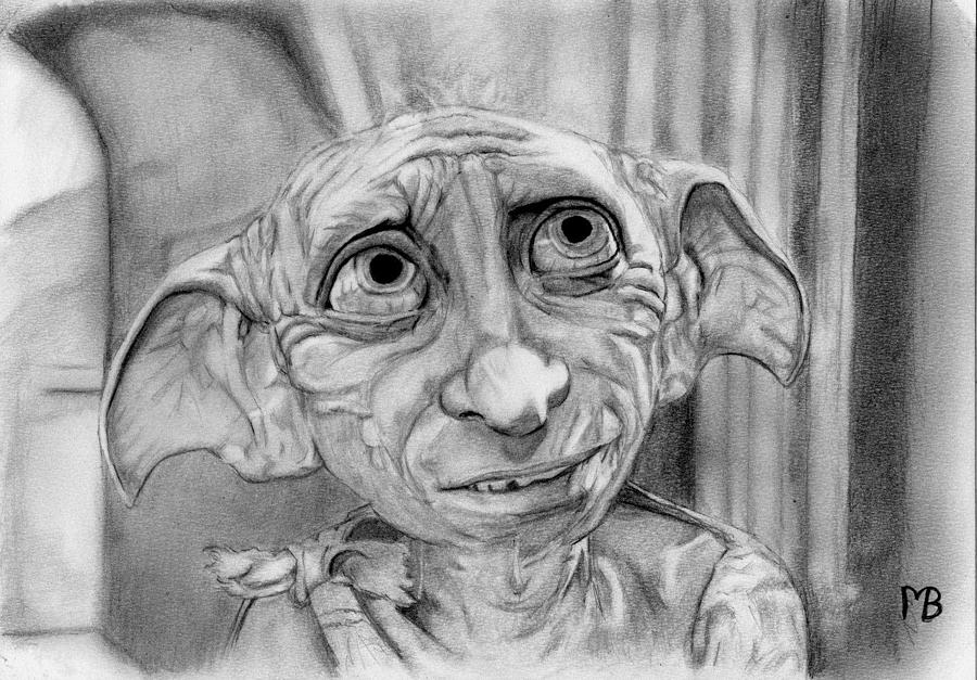 Dobby Drawing By Martin Barber Pencil sketching tutorial for beginners. dobby by martin barber