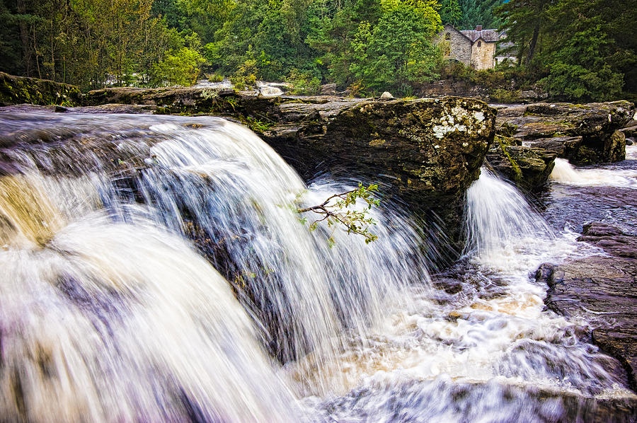 Dochart Falls Photograph by Mark Llewellyn