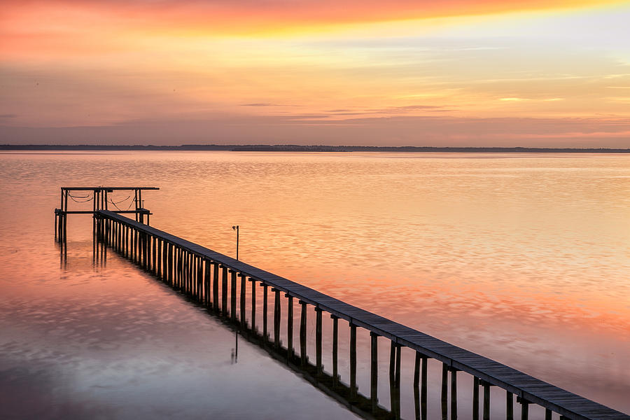 Dock Bay Sunrise Photograph by Jurgen Lorenzen