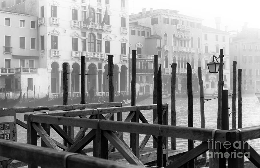 Dock Curves in Venice Photograph by John Rizzuto