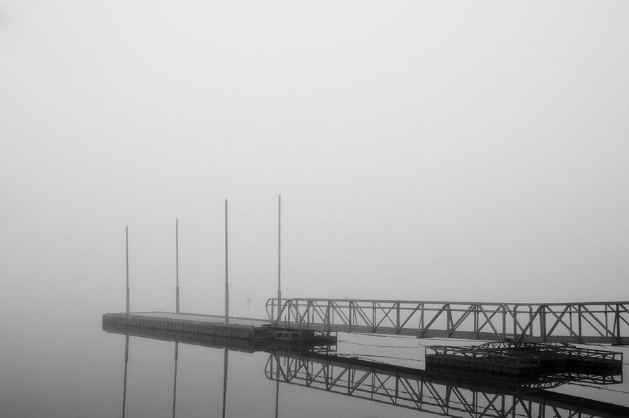 Dock in the fog by Jim Norwood Dock in the fog by Jim Norwood