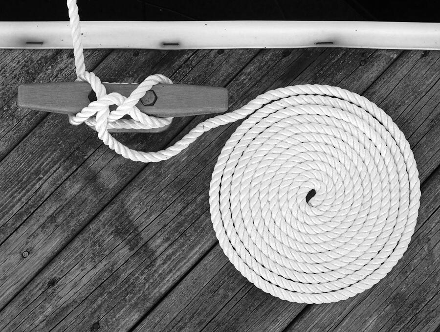 Dock Lines Photograph by David T Wilkinson Fine Art America