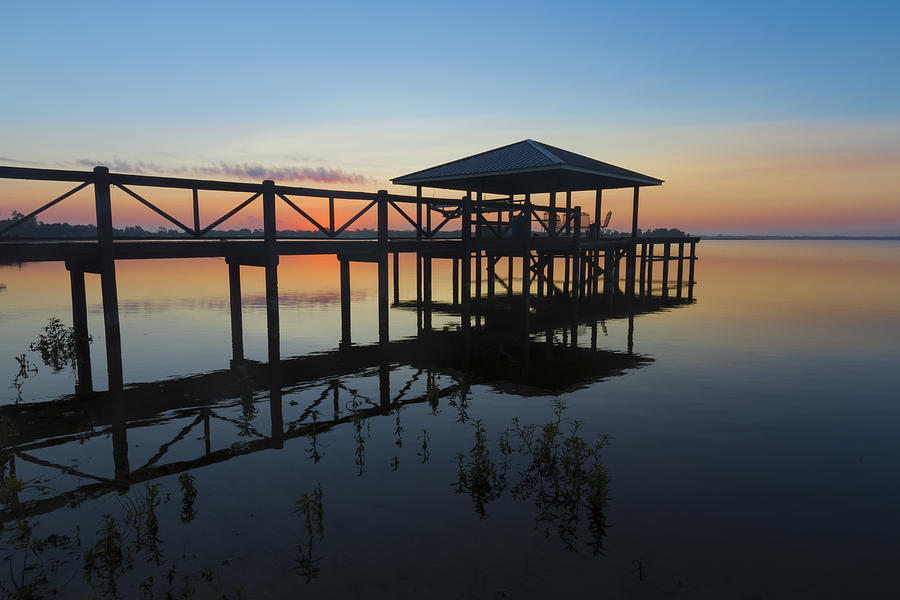 Dock on the Bay Photograph by Debra and Dave Vanderlaan - Fine Art America