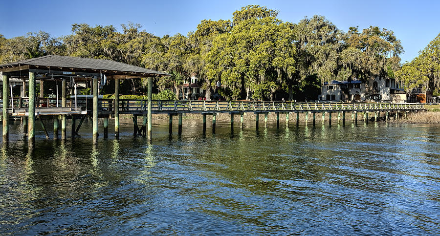 Dock on the Isle of Hope Photograph by Diana Powell