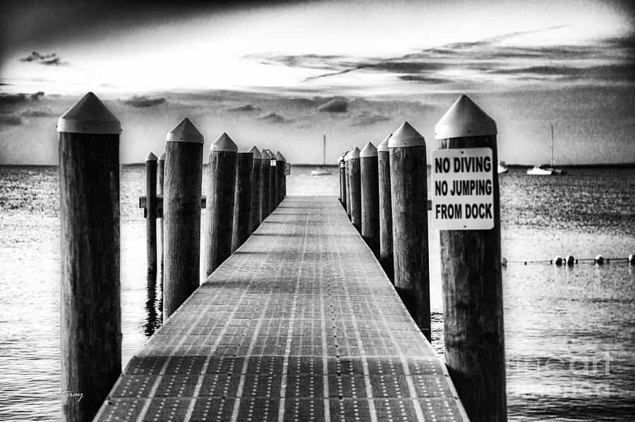 Pier Photograph - The Dock Less Traveled by Rene Triay FineArt Photos
