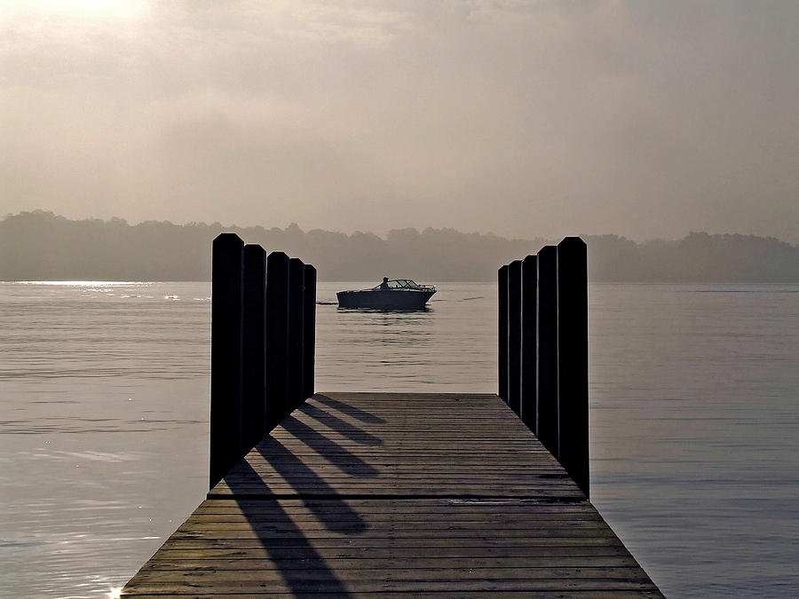 Dock Shadows Photograph by Richard Gregurich