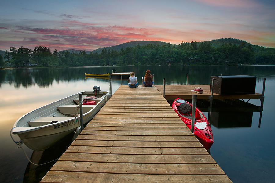Dock Talk Between Friends Photograph by Darylann Leonard Photography