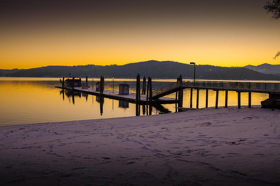 Sunset Photograph - Docks by Paul Bartoszek