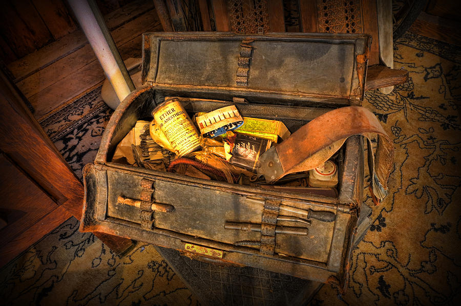 Doctor - Victorian Field Amputation Kit Photograph by Lee Dos Santos
