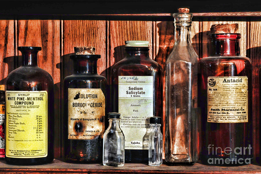 Doctor - Antacid in a bottle Photograph by Paul Ward