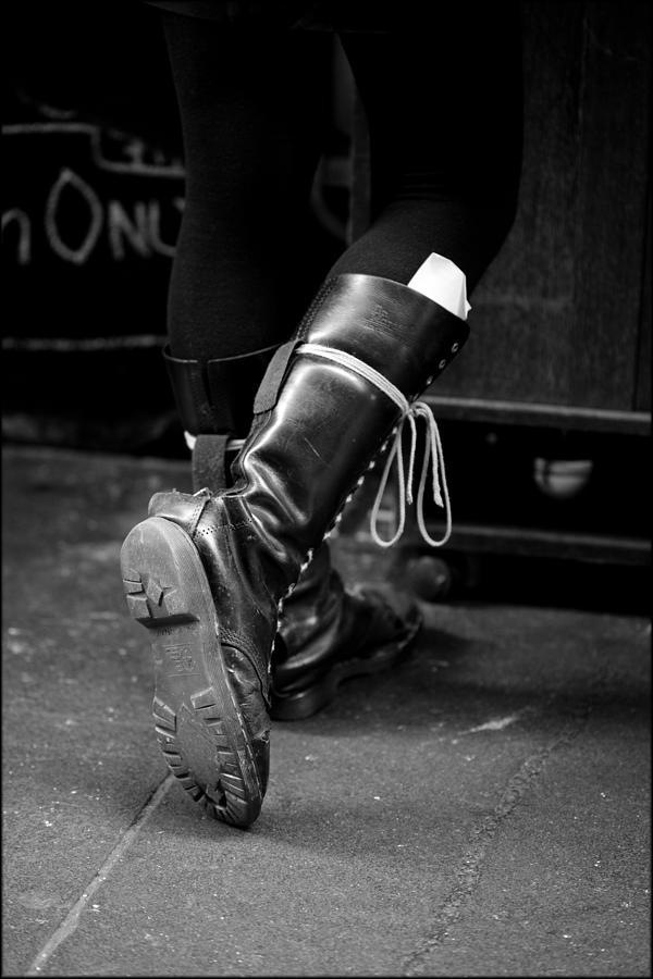 Doctor Martens Boots Waitress Photograph by Paul Salmon - Fine Art America