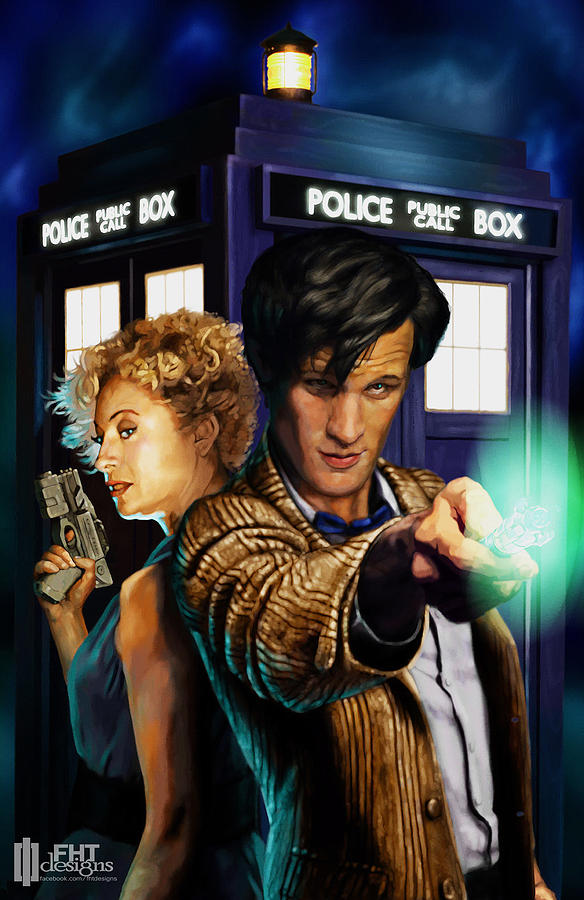 Rose Painting - Doctor Who by FHT Designs