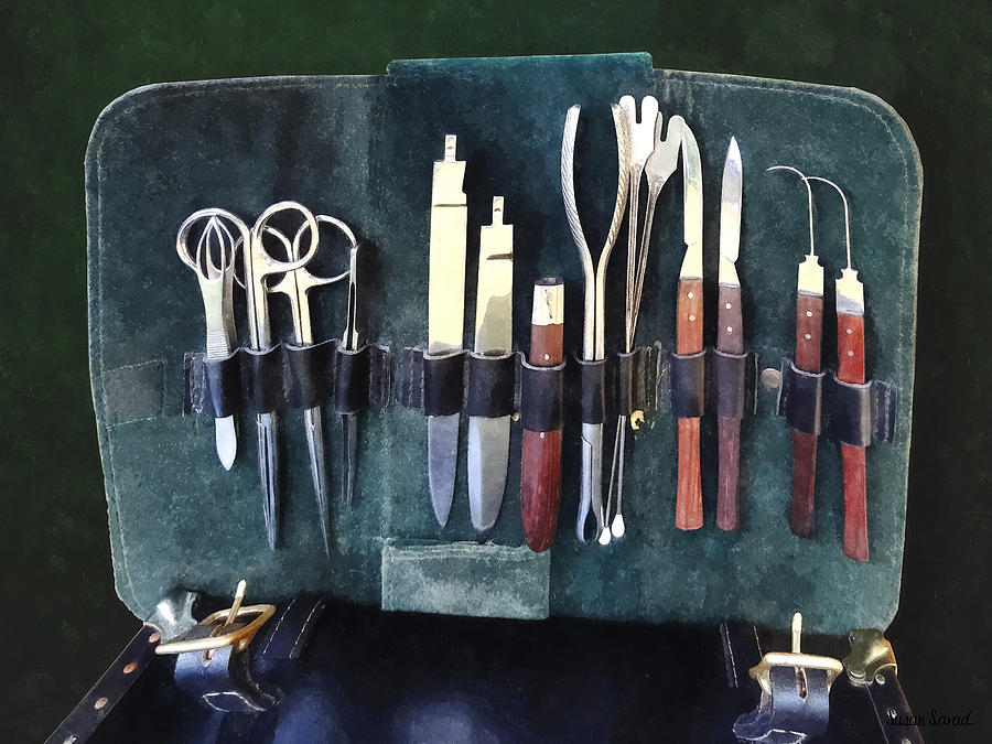Doctors - Surgical Instruments Circa Civil War Photograph by Susan Savad