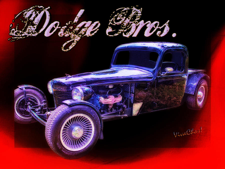 Dodge Bros Pickup Poster Photograph by Chas Sinklier