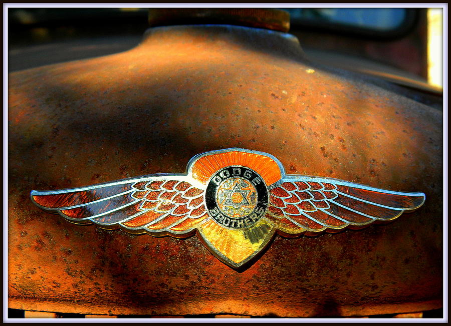 Dodge Brothers Truck Logo Photograph by Kathy Barney