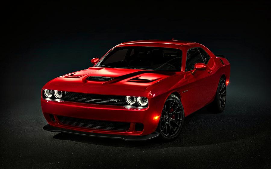 Dodge Challenger S R T Hellcat Photograph by Movie Poster Prints