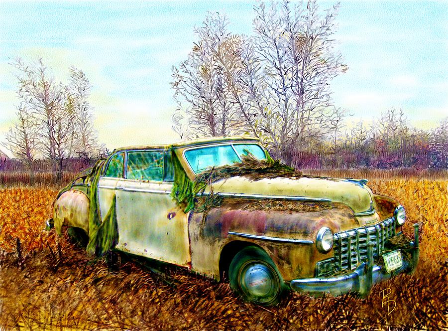 Dodge Coupe Convertible Digital Art by Ric Darrell