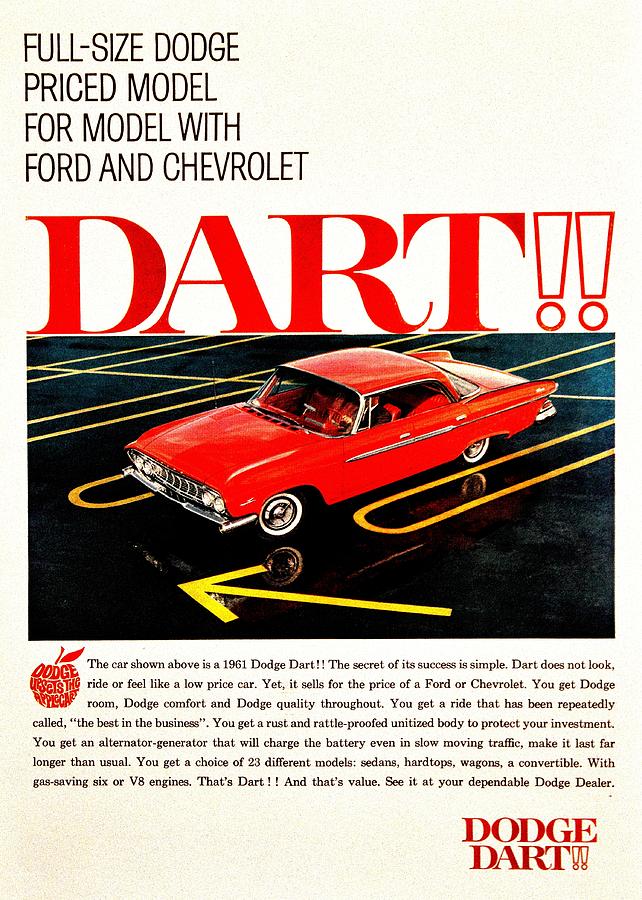 Dodge Dart Photograph by Benjamin Yeager