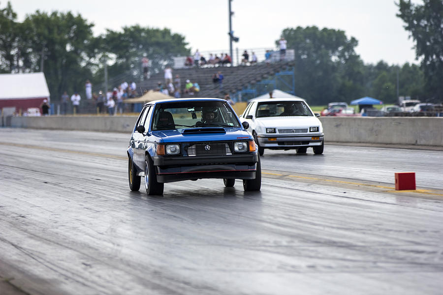 Dodge Omni GLH vs RWD Dodge Shadow - Without Times Photograph by Josh Bryant