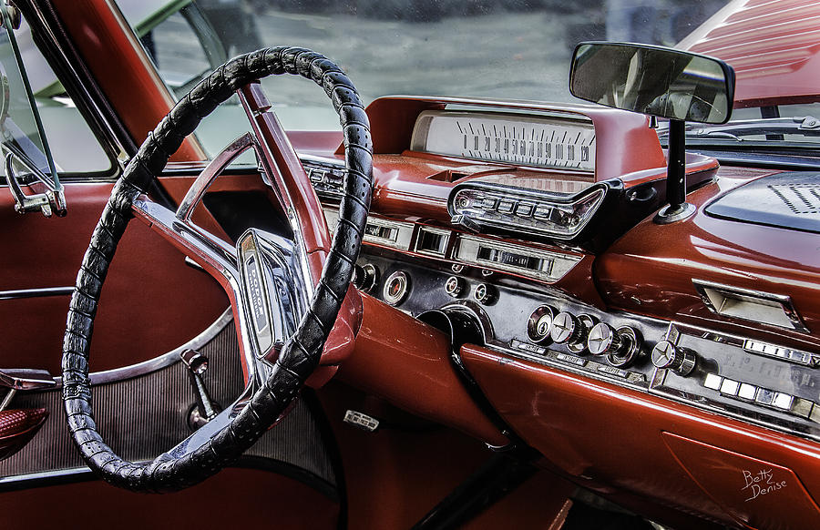 Car Photograph - Dodge Phoenix Dashboard by Betty Denise