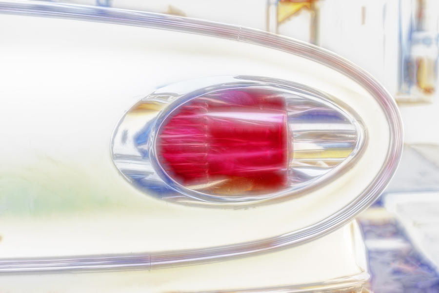 Dodge Polara Taillight Digital Art by Photographic Art by Russel Ray Photos