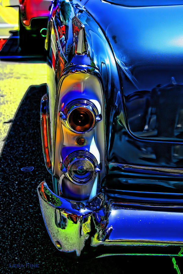 Dodge Royal Lancer Blue Pop Art Photograph by Lesa Fine