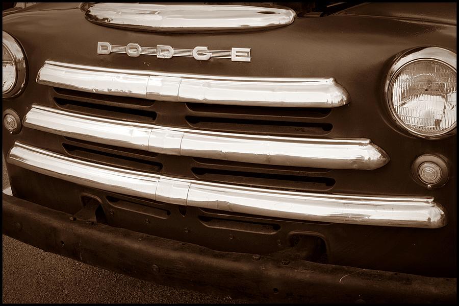 Dodge Truck Grill Photograph by Sharon Popek