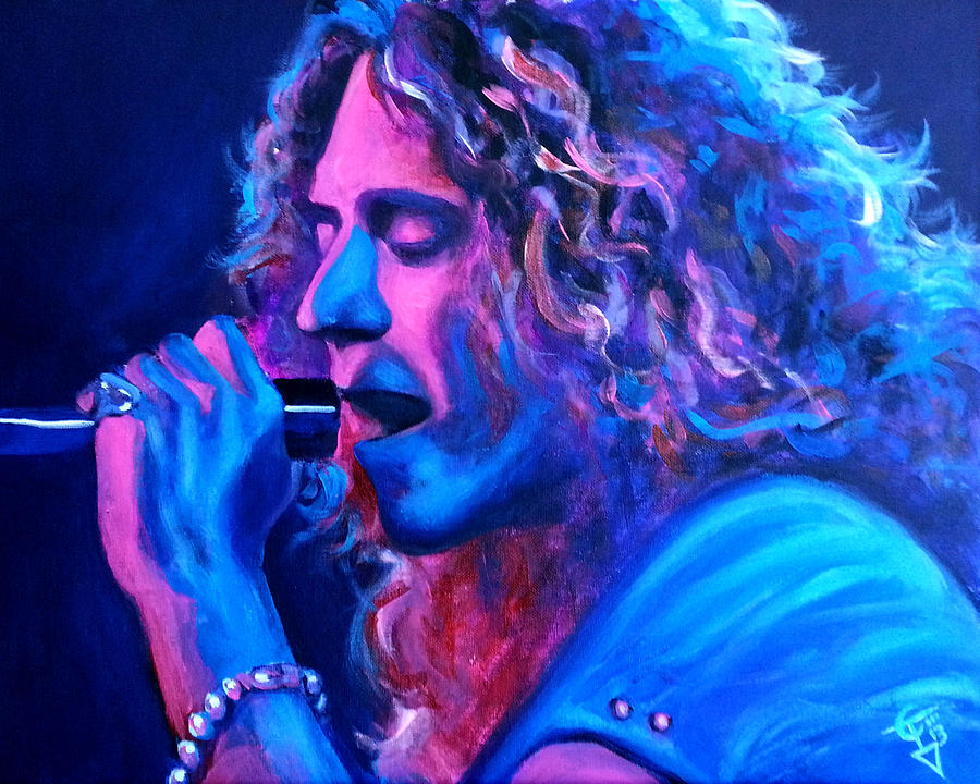 Robert Plant Painting - Does Anybody Remember Laughter? by Tom Carlton