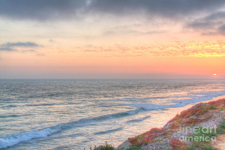 Dog Beach Sunset Photograph by Deborah Smolinske
