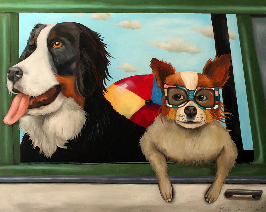 Dog Days Of Summer edit 2 Painting by Leah Saulnier The Painting Maniac