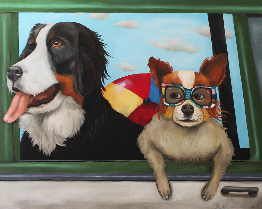 Dog Days Of Summer Painting by Leah Saulnier The Painting Maniac