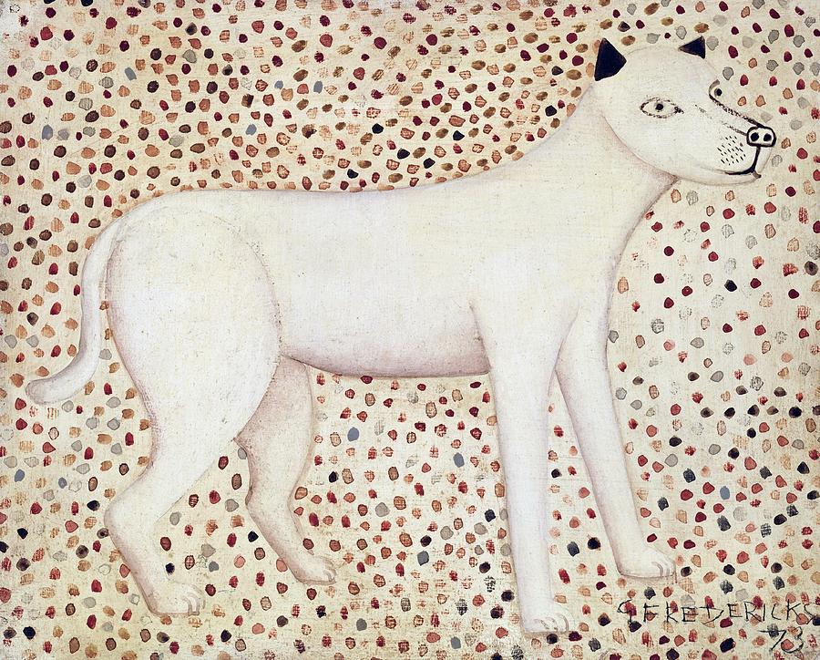 Childlike Painting - Dog by George Fredericks
