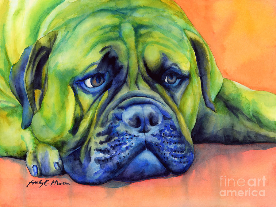 Dog Tired Painting