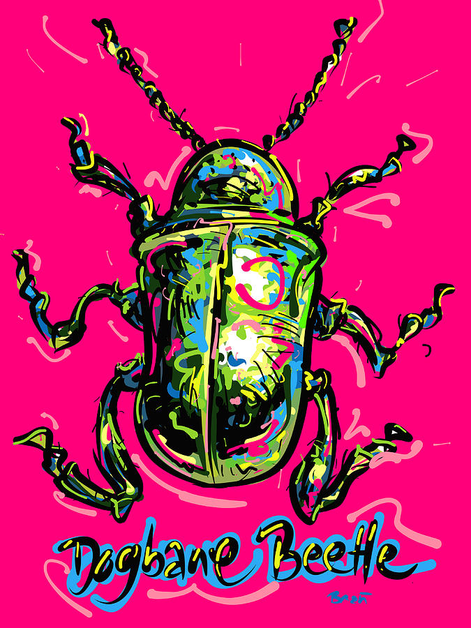 Dogbane Beetle Drawing by Brett LaGue - Pixels