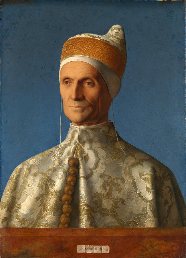 Giovanni Bellini Painting - Doge Leonardo Loredan by Giovanni Bellini