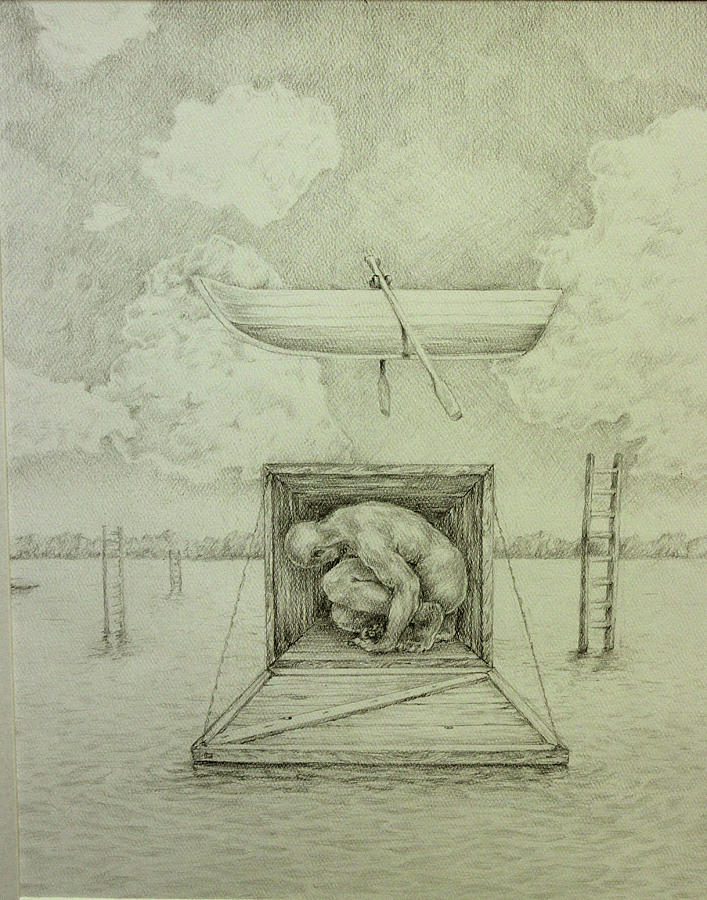 Boat Drawing - Dogma by James Andrews