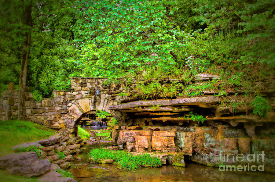 Dogwood Canyon Hidden Falls Photograph by Elizabeth Winter