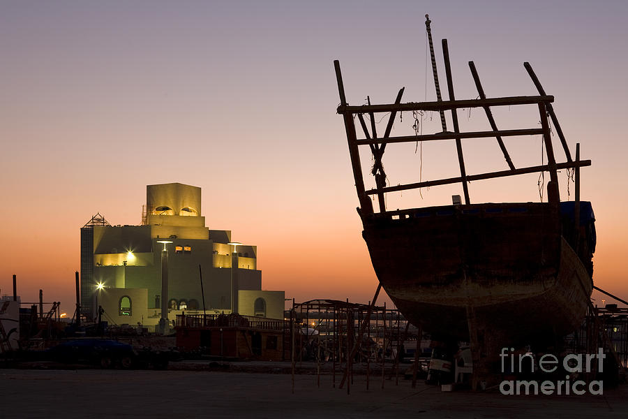 Doha dawn Photograph by Paul Cowan