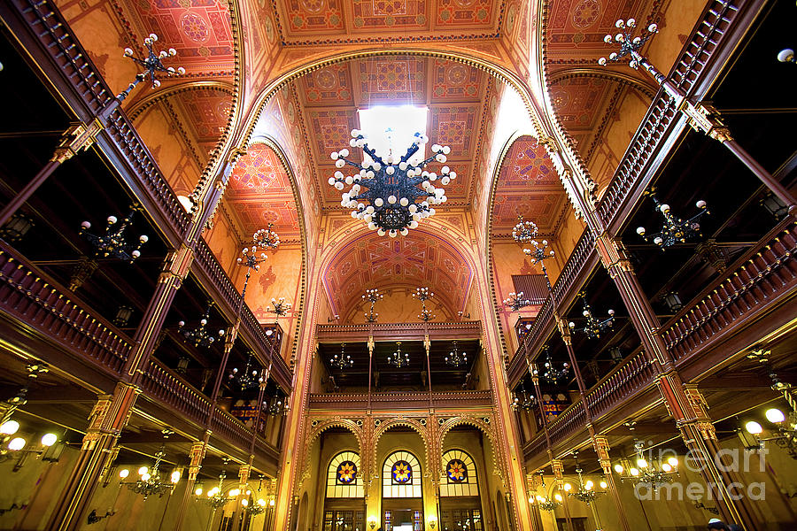 Byzantine Photograph - Dohany Synagogue in Budapest by Madeline Ellis